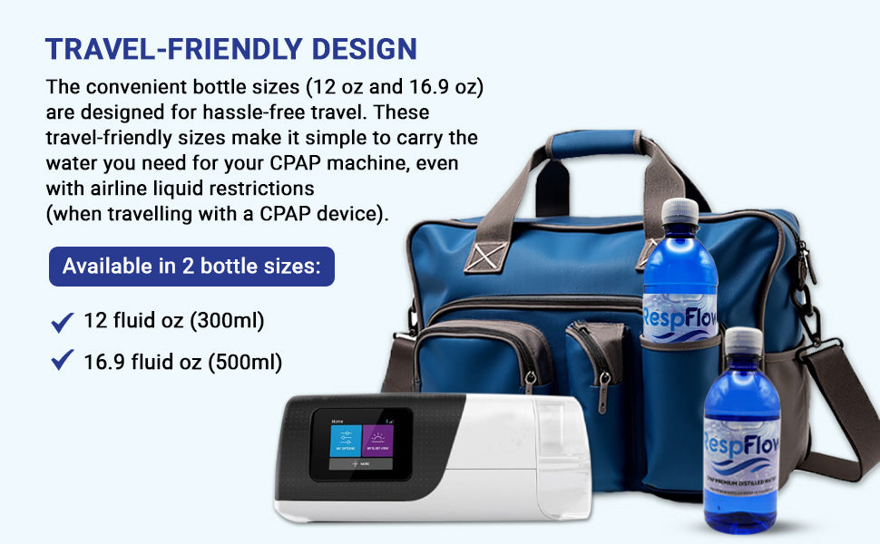CPAP Premium Distilled Water - 12oz (355mL) 24 Bottle Pack