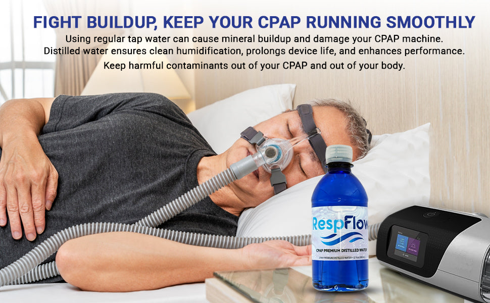 CPAP Premium Distilled Water - 12oz (355mL) 24 Bottle Pack