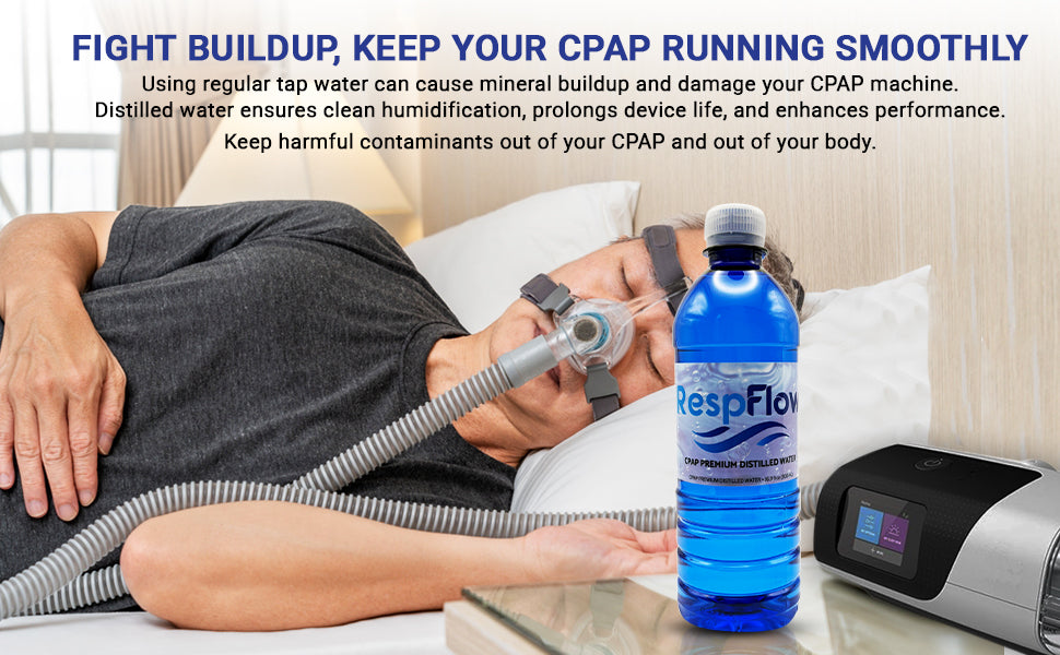 CPAP Premium Distilled Water - 16.9oz (500mL) 6 Bottle Pack