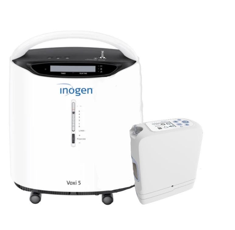 Inogen G5 + Inogen Voxi 5 Oxygen Concentrator Bundle