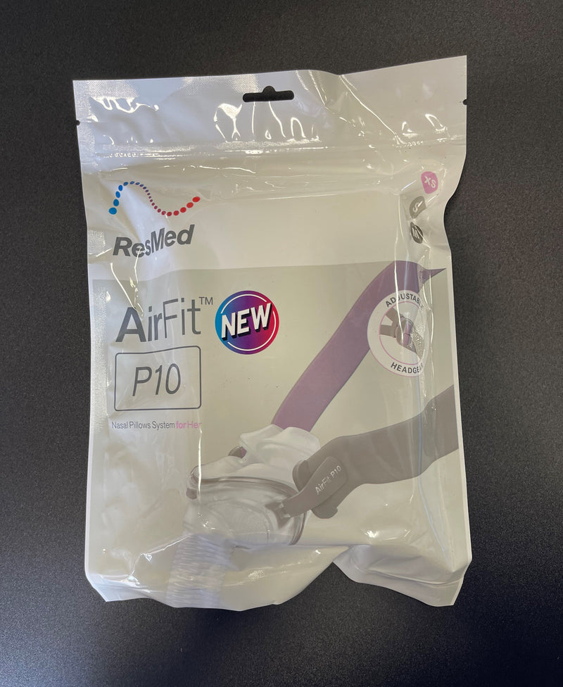 ResMed AirFit P10 Nasal Pillow CPAP Mask with Headgear FitPack (For Her)